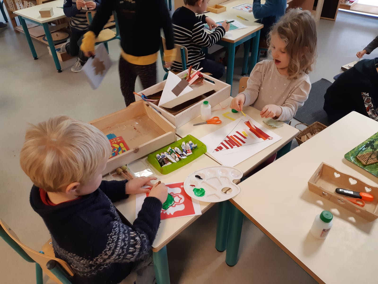 Dans les préparatifs de Noël