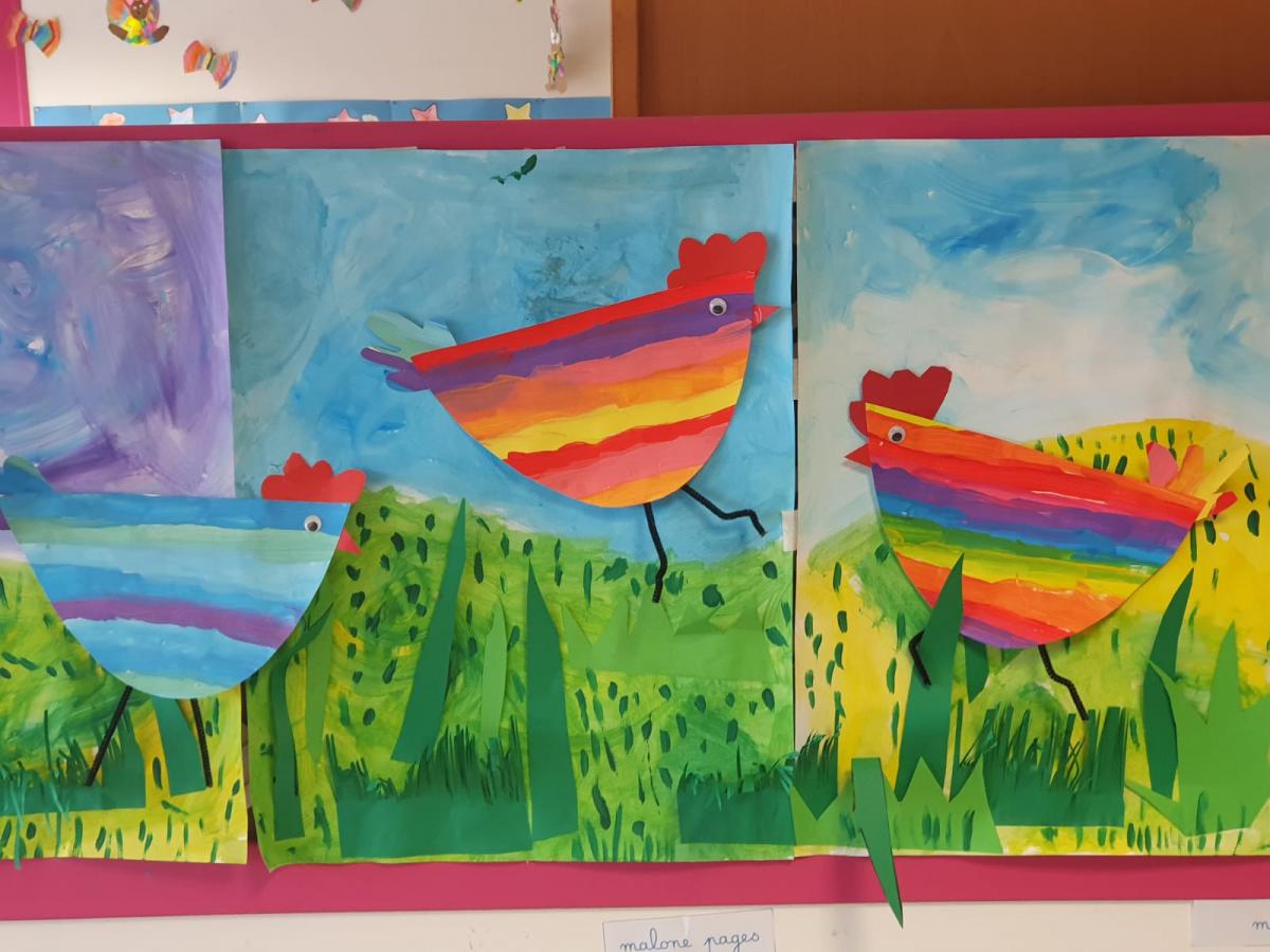 Poules, poussins et lapins...