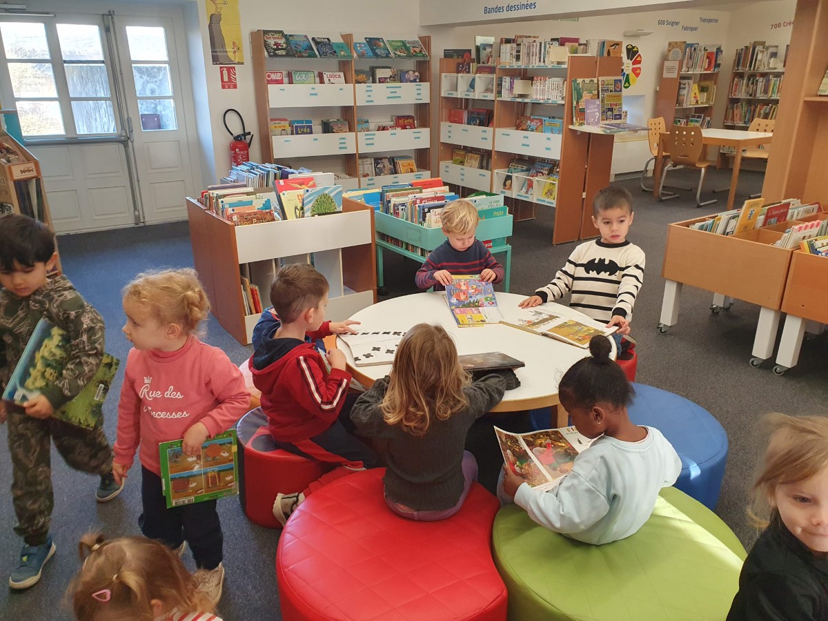 Sortie à la médiathèque