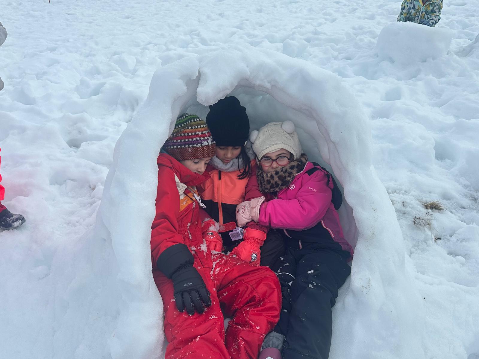 Le plaisir des sports d'hiver !