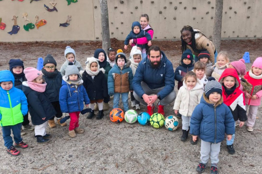 Initiation au football en PS période 2