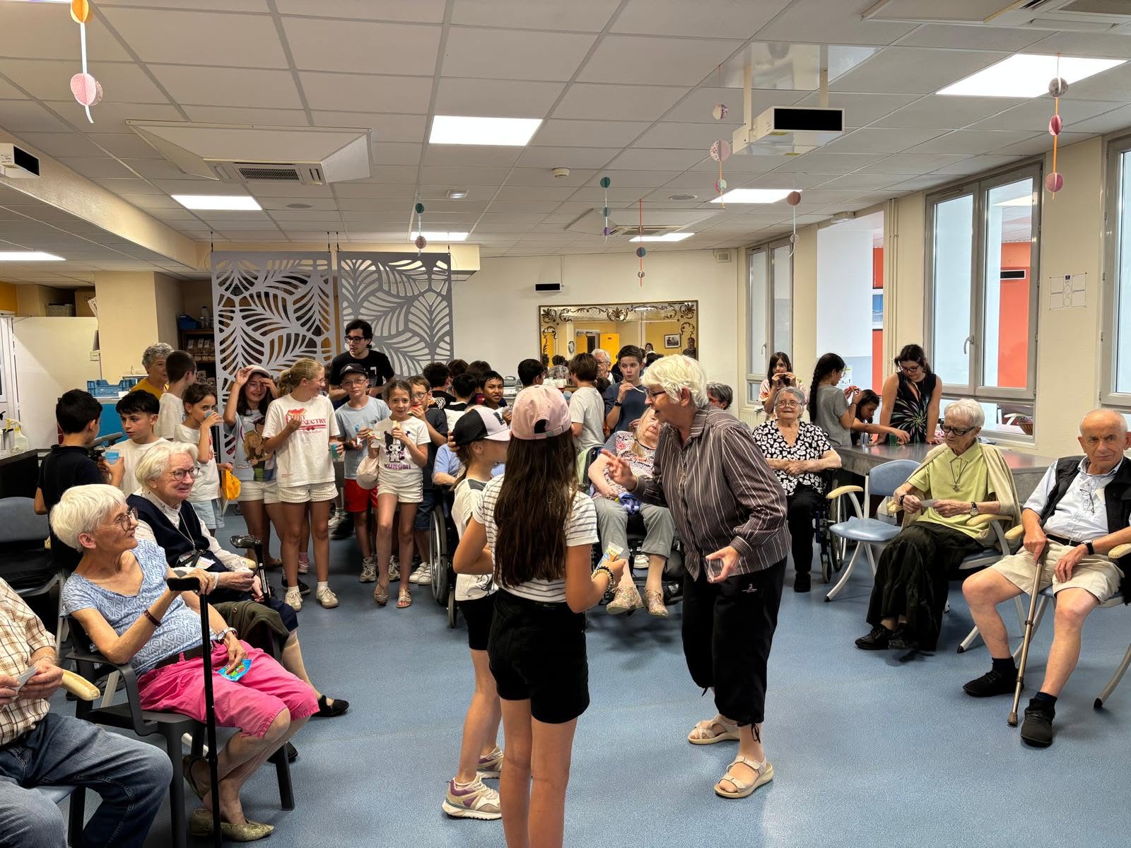 rencontre intergénérationnelle